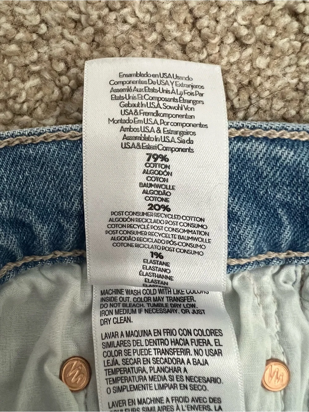 MOTHER The Vegabond Denim Skirt Woman’s Size 25